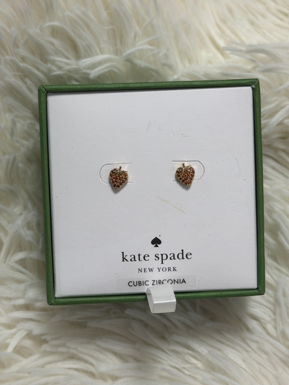 kate spade Strawberry Stud Earrings
